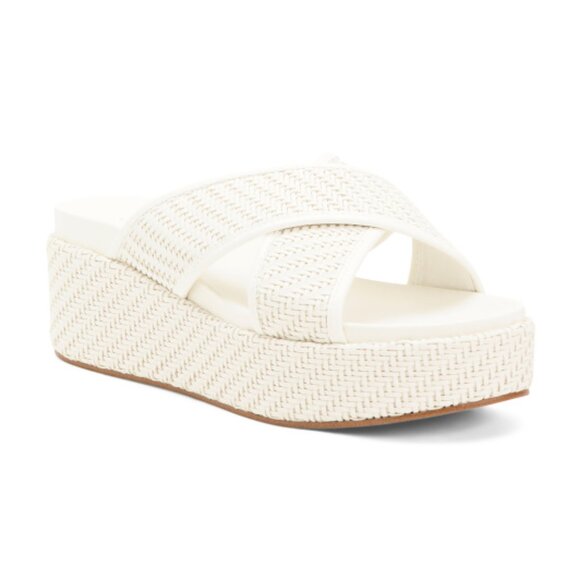 J Slides Shoes - JSLIDES Quainte Criss Cross Sandals